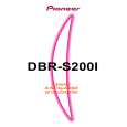 PIONEER DBR-S200I/NYXK/IT Owners Manual