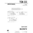 SONY TCM333 Instrukcja Serwisowa