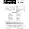 HITACHI D-2200M Service Manual