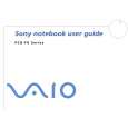 SONY PCG-FX404 VAIO Owners Manual