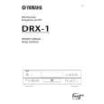 YAMAHA DRX-1 Instrukcja Obsługi