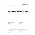 GRUNDIG OSZILLOSKOP GO20Z Owners Manual
