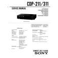 SONY CDP-311 Service Manual