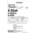 PIONEER A503R/G Service Manual