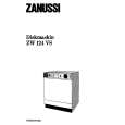 ZANUSSI ZW124VS Owners Manual