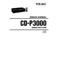TEAC CDP3000 Service Manual