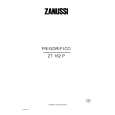 ZANUSSI ZT162P Owners Manual
