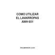 WHIRLPOOL AWH 651 - ESLABON Owners Manual