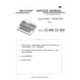 SHARP ZX-500 Manual de Servicio