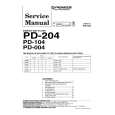 PIONEER PD104 Service Manual