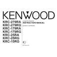 KENWOOD KRC-279RG Instrukcja Obsługi