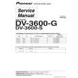 PIONEER DV-3600-S Service Manual