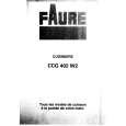 FAURE CCG402W Owners Manual