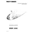 TRICITY BENDIX WDR1030 Owners Manual