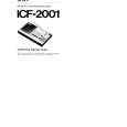 SONY ICF-2001 Owners Manual