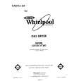 WHIRLPOOL LG5201XTW0 Catálogo de piezas