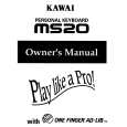 KAWAI MS20 Manual de Usuario