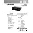 SONY XR5507 Service Manual