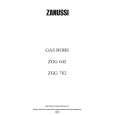 ZANUSSI ZGG782CX Owners Manual