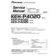 PIONEER KEH-P4020/XM/UC Service Manual