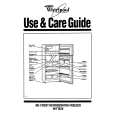 WHIRLPOOL 6ET16ZKXWG01 Owners Manual