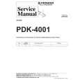 PIONEER PDK-4001/WL Instrukcja Serwisowa
