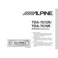 ALPINE TDA7572R Owners Manual