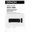 DENON DCD-1560 Owners Manual