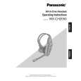 PANASONIC WXCH2050 Owners Manual