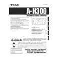 TEAC A-H300 Owners Manual
