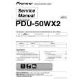 PIONEER PDU-50WX2 Instrukcja Serwisowa
