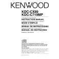 KENWOOD KDCCX89 Owners Manual