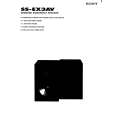 SONY SSEX3AV Manual de Usuario