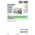 SONY DSC-W90 LEVEL3 Instrukcja Serwisowa