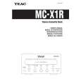 TEAC MCX1R Instrukcja Obsługi