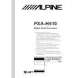ALPINE PXAH510 Owners Manual
