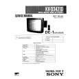 SONY KVD3411D Service Manual
