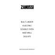 ZANUSSI ZUQ875 Owners Manual