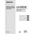 AIWA CADW538 Owners Manual