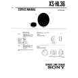 SONY XSHL36 Service Manual