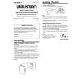 SONY WM-FX323 Manual de Usuario