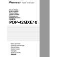 PIONEER PDP-42MXE10/LDFK5 Owners Manual
