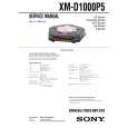 SONY XMD1000P5 Instrukcja Serwisowa
