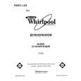 WHIRLPOOL ET18HMXWW00 Catálogo de piezas