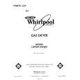 WHIRLPOOL LG9201XWN0 Katalog Części