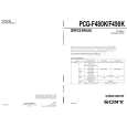 SONY PCGF490K Service Manual