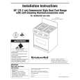 WHIRLPOOL KDRP407HSS4 Installation Manual