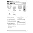 PIONEER S-FCRW2700/XJC/E Owners Manual