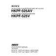 SONY HKPF-525AV Manual de Servicio