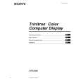 SONY CPD-E400 Owners Manual